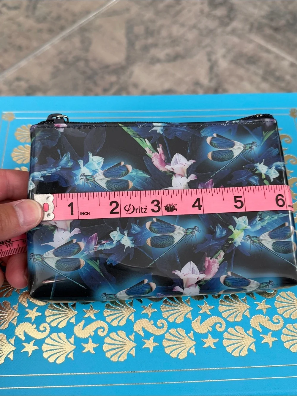 Catseye London Dragonfly Pouch / Beauty Bag